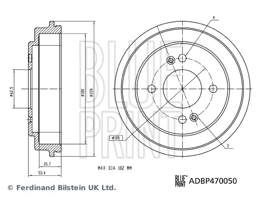 Kia Morning II Picanto II Fren Kampanası BLUEPRINT