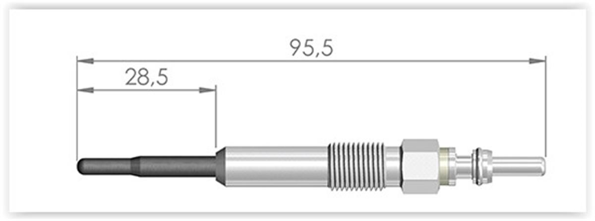 Kızdırma Bujısı Golf V 1.9Tdı-Passat 2.0Tdı-Polo 1.4Tdı-Crafter 2.5Tdı-T5 2.5 Td