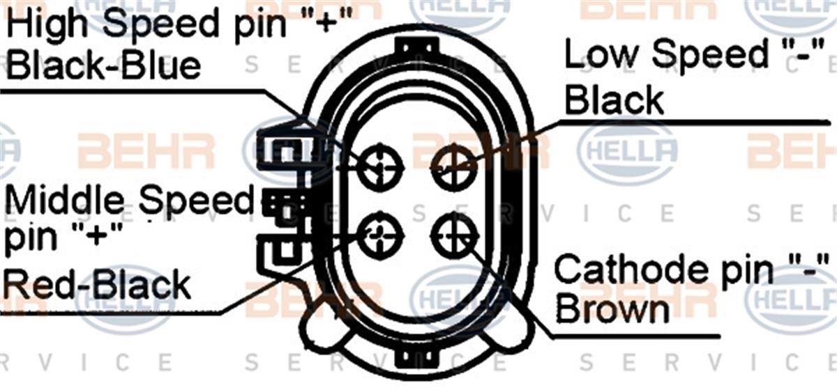 Klima Fan Motoru E39 M52-54 96-98