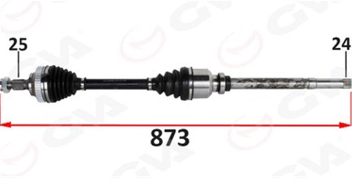 Komple Aks Ön Sağ Psa Partner Orta Kasa 1.6 Hdı Abslı 03-08