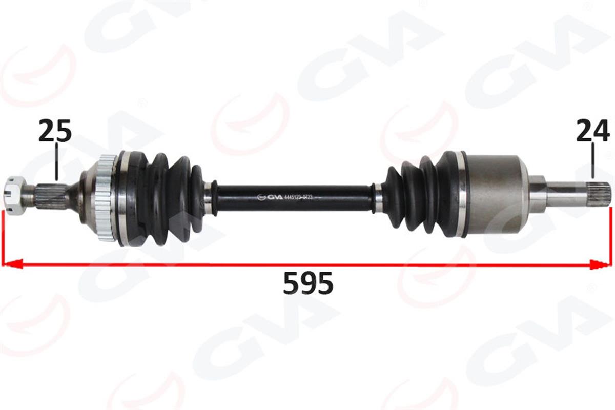 Komple Aks Ön Sol Psa Partner 5.5F 2.0 Hdı Abslı 96-08