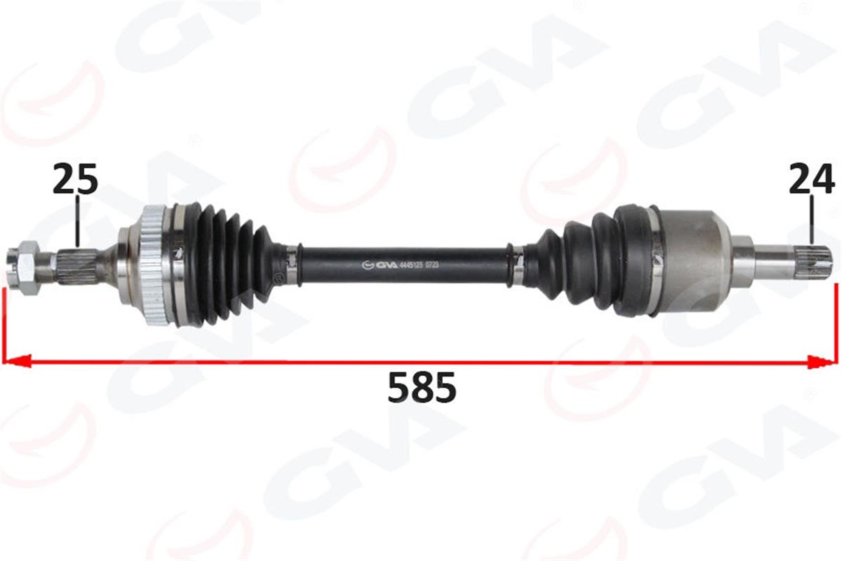 Komple Aks Ön Sol Psa Partner Orta Kasa 1.6 Hdı Abslı 03-08