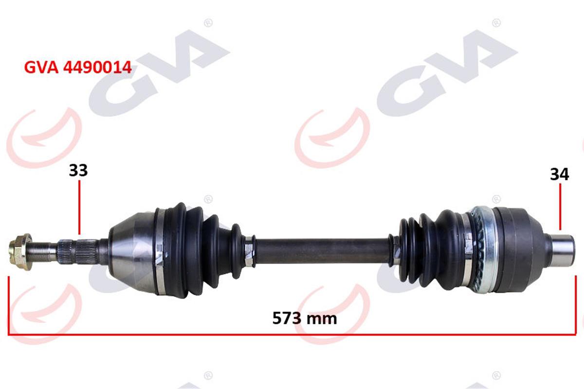 Komple Aks Sağ Astra H 1.3 Cdtı 04 573Mm