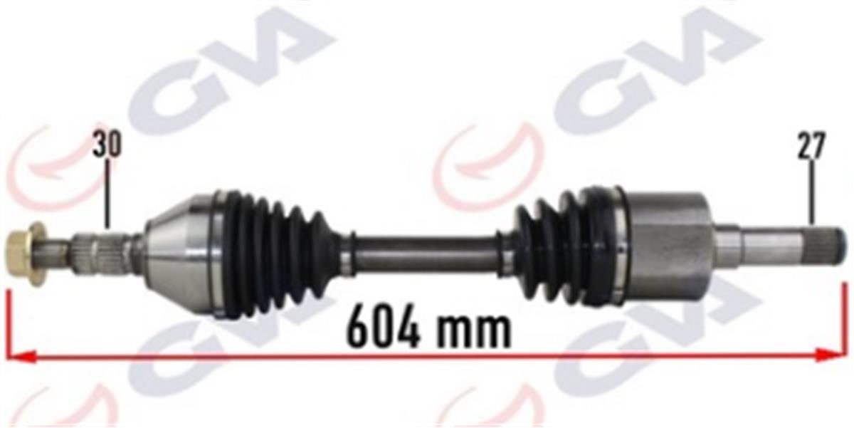 Komple Aks Sağ Opel Vectra C 1.9 02-08 604Mm Auto