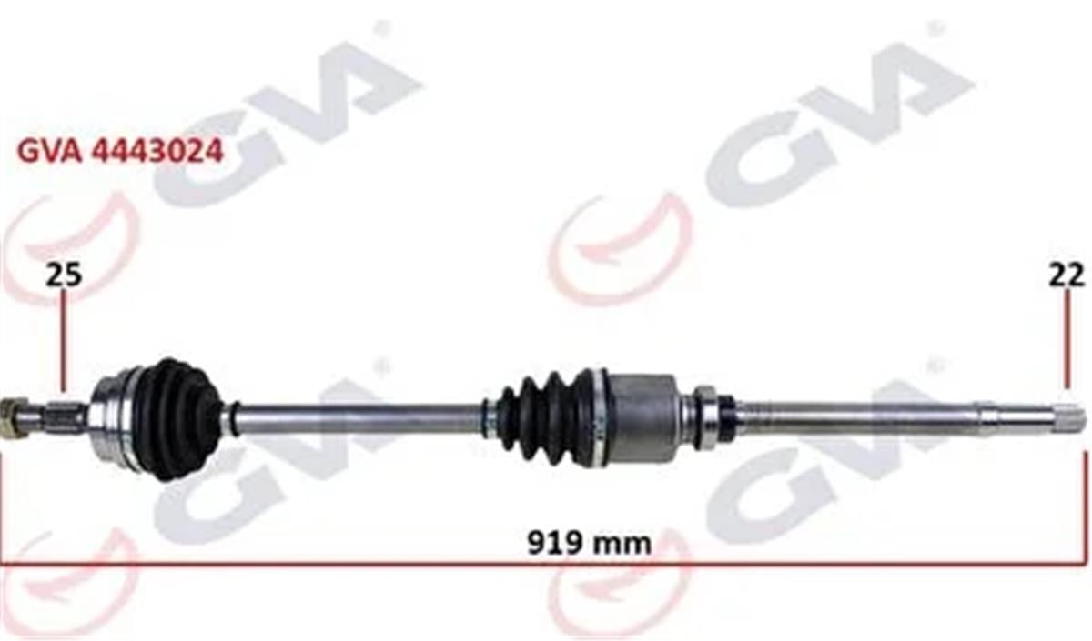 Komple Aks Sağ Peugeot 306 1.6 93-00 919Mm