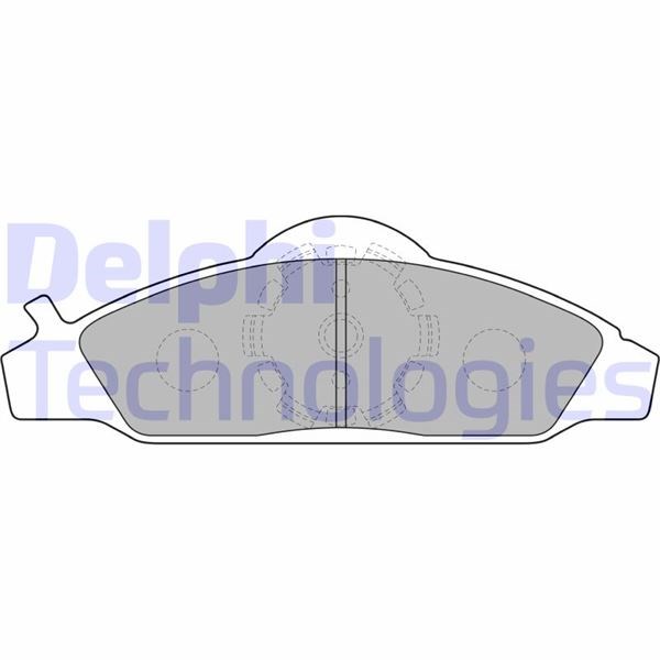 Daewoo Korando Musso Ssangyong Korando Musso Ön Fren Balatası DELPHI