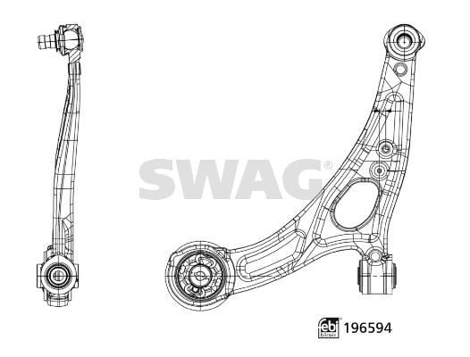 Ford Kuga Ön Sol Alüminyum Salıncak SWAG