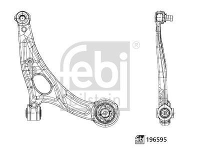 Ford Kuga Ön Sağ Salıncak Alüminyum [19>] FEBI