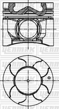 Mitsubishi L200 CR 10-15 Euro5 Piston Segman Q91.6MM 050 KH-0.20 TPR SEGMANLI YENMAK