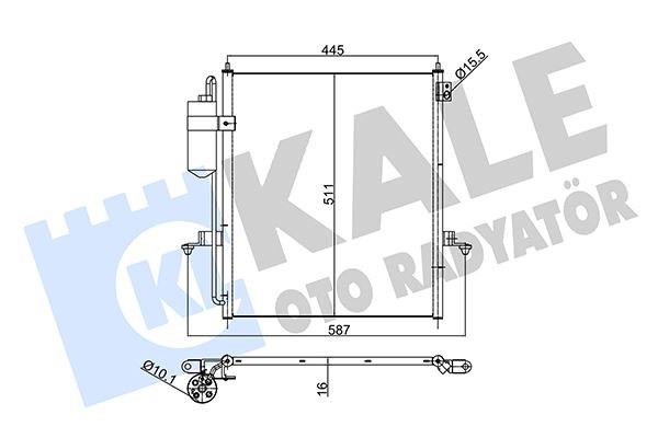 Mitsubishi L200 Klima Kondenser KALE-RADYATOR