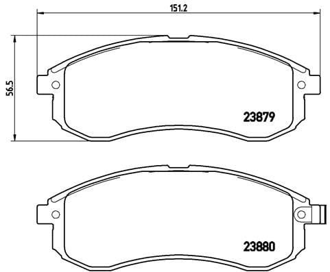 Mitsubishi L200 Ön Fren Balatası BREMBO