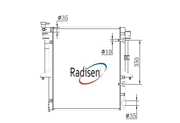 Mitsubishi L200 Radyatör 2.5 DID AT Dizel RADISEN