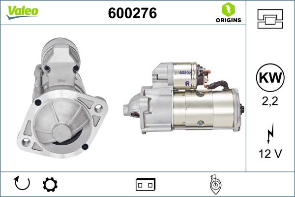 Mitsubishi L200 Marş Motoru 12v 2.2kw 10 Diş VALEO