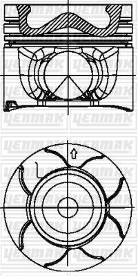 Mitsubishi L200 4N15 Euro6 Piston Segman STD Q86.0MM YENMAK