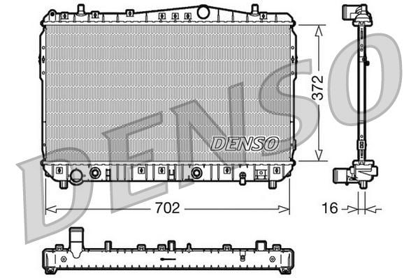 Chevrolet Lacetti Motor Su Radyatörü 03- DENSO
