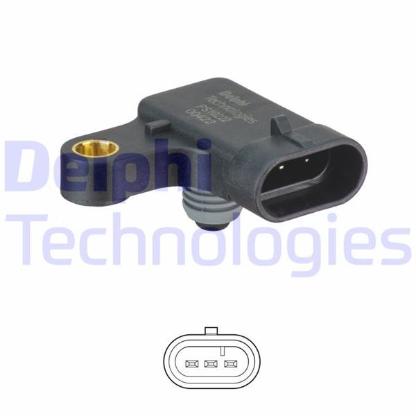 Chevrolet Lacetti Nubira Rezzo Emme Manifold MAP Basınç Sensörü DELPHI
