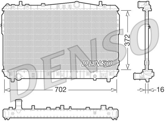 Chevrolet Lacetti Nubira Motor Su Radyatörü DENSO