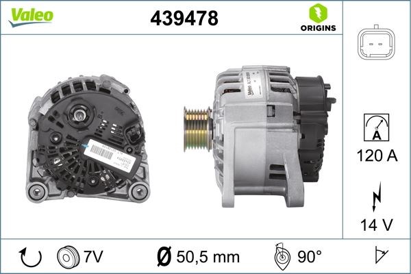 Renault Laguna II Megane II Alternatör VALEO