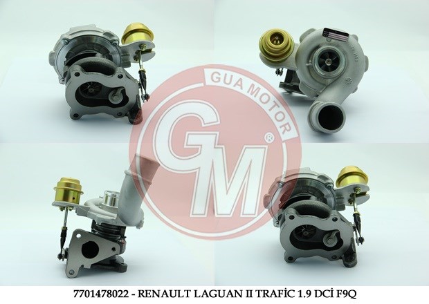 Renault Laguna II Trafic II Master II 1.9 DCİ F9Q Turbo Şarj GUA