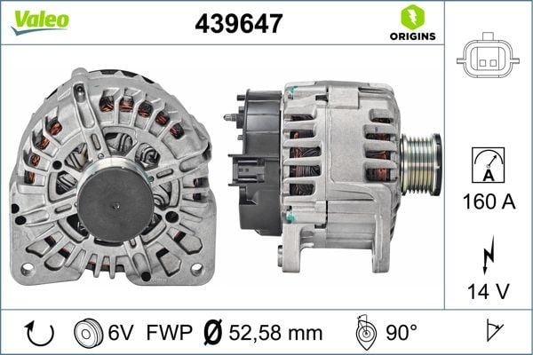 Renault Laguna III Megane III Scenic III 2.0 16V Klimalı Alternatör VALEO