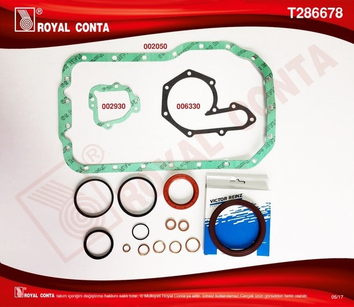 Renault Laguna Megane 1.8 2.0 Motor Alt Takım Conta Keçeli ROYAL