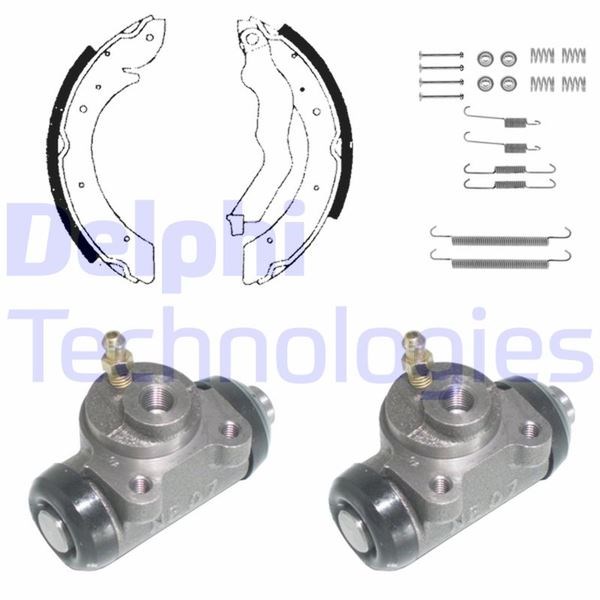Renault Laguna Megane Arka Fren Pabuç Kiti DELPHI