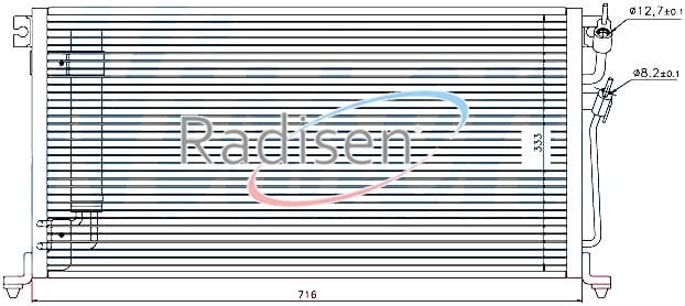 Mitsubishi Lancer Klima Radyatörü RADISEN