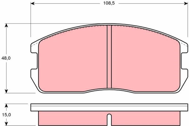 Mitsubishi Lancer Colt Ön Fren Balatası TRW
