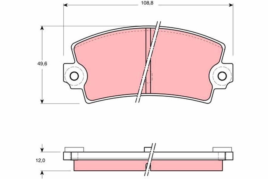 Autobianchi Primula Coupe Ön ve Arka Aks Disk Balatası TRW