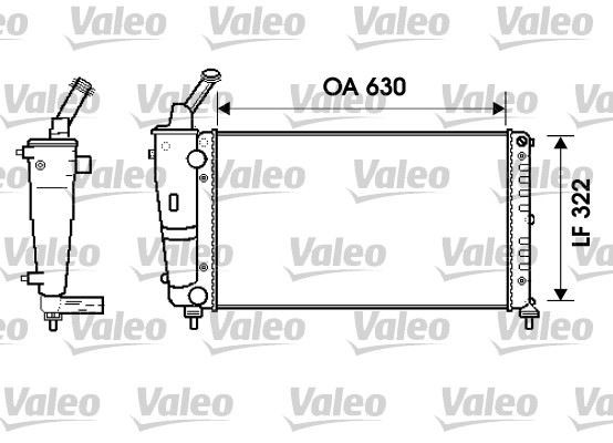 Lancia Radyatör VALEO