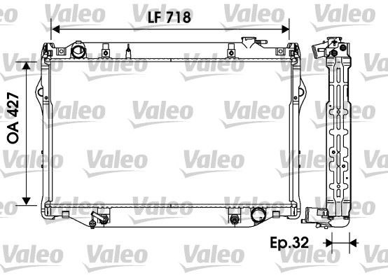 Toyota Land Cruiser Radyatör VALEO