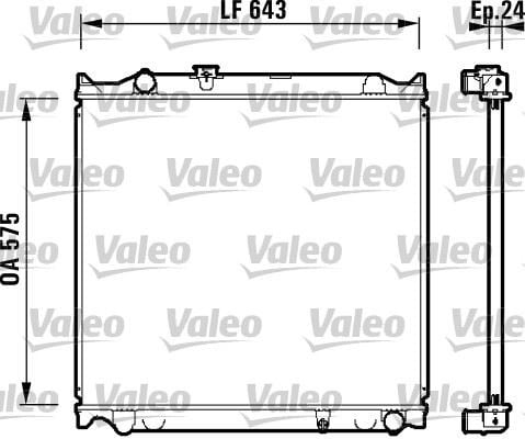 Toyota Land Cruiser Radyatör VALEO