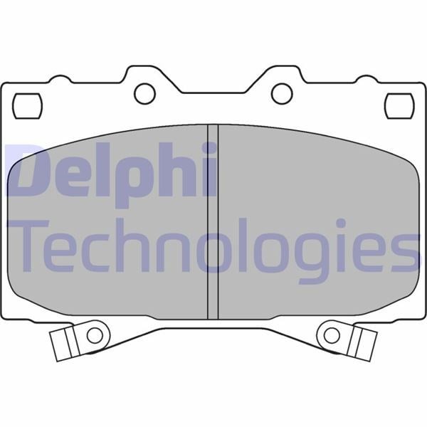 Toyota Land Cruiser Ön Fren Balatası DELPHI