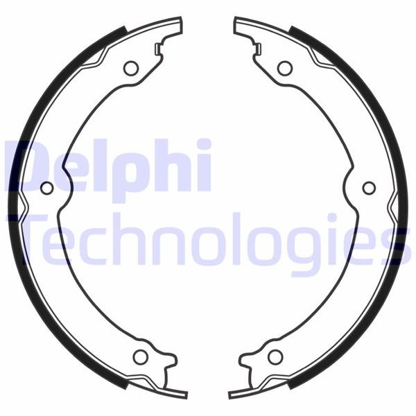 Toyota Land Cruiser Arka Fren Pabucu DELPHI