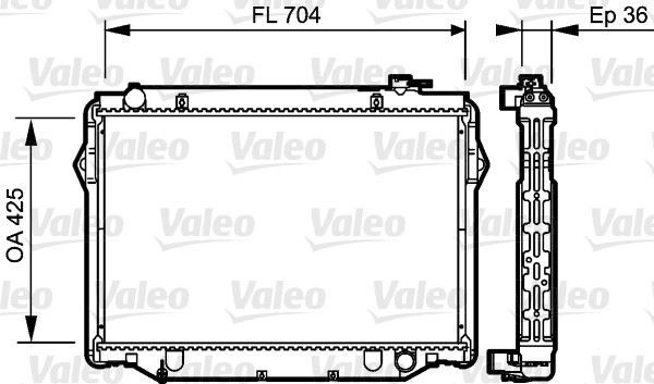 Toyota Land Cruiser Radyatör [08/96] VALEO