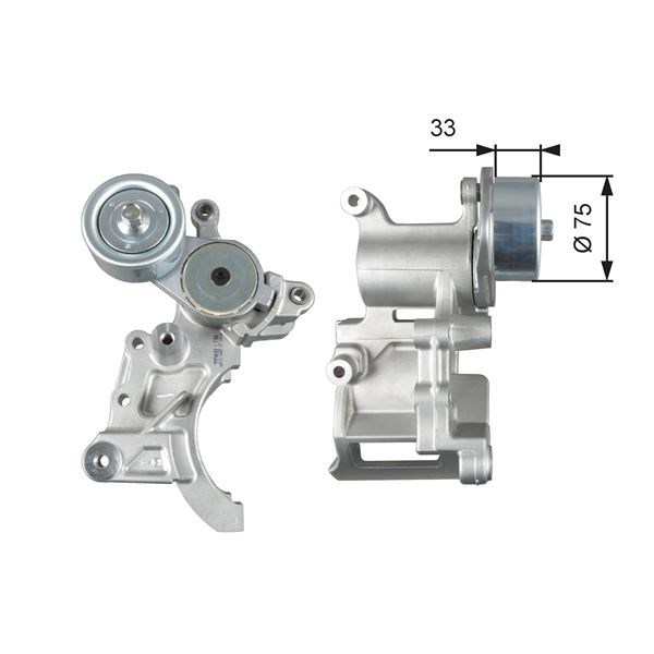 Toyota Land Cruiser Alternatör Gergi Rulmanı GATES