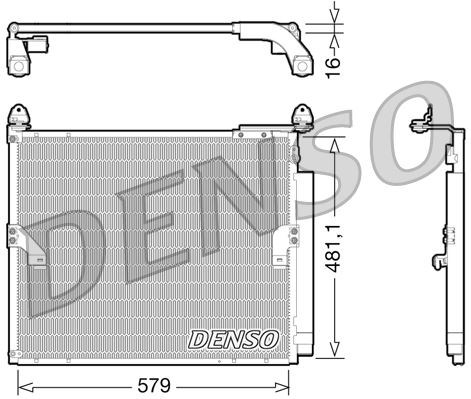 Toyota Land Cruiser Prado J150 Klima Radyatörü DENSO