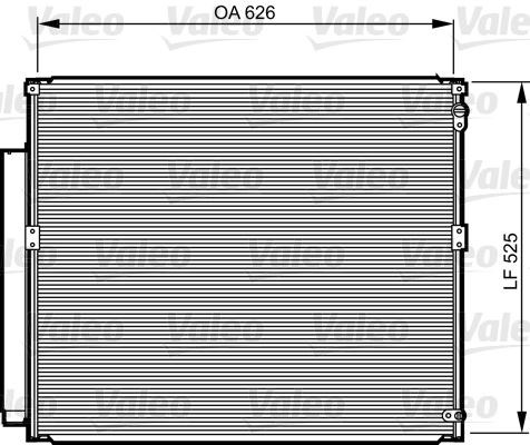 Toyota Land Cruiser Kondenser VALEO