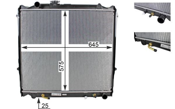 Toyota Land Cruiser Motor Su Radyatörü MAHLE