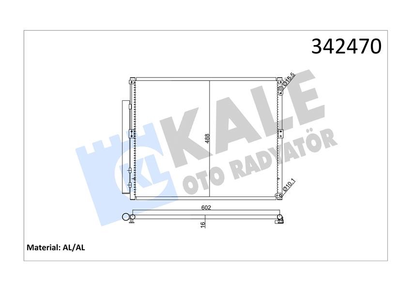 Toyota Land Cruiser Klima Kondenseri KALE-RADYATOR