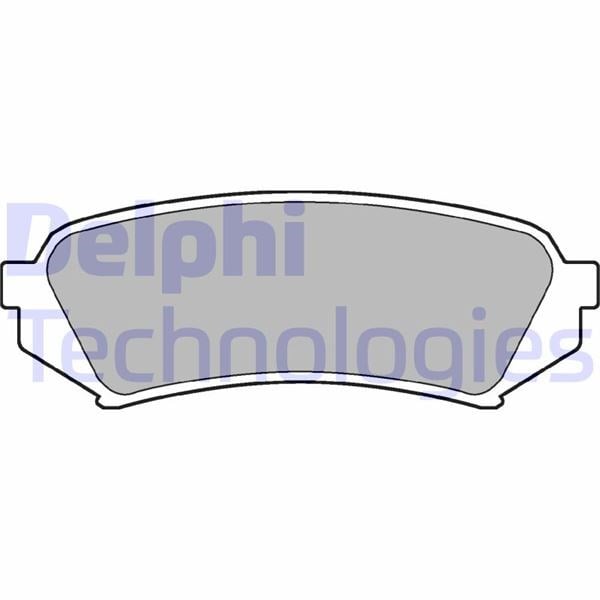 Toyota Land Cruiser Arka Fren Balatası DELPHI
