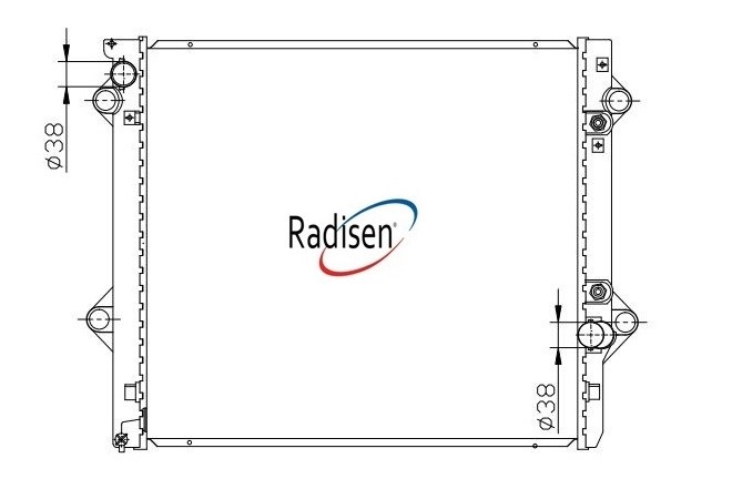 Toyota Land Cruiser Prado 3.0 D4D Radyatör RADISEN