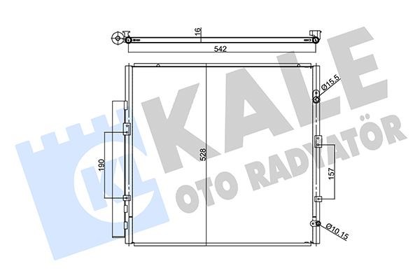 Toyota Land Cruiser Prado Kondenser KALE-RADYATOR
