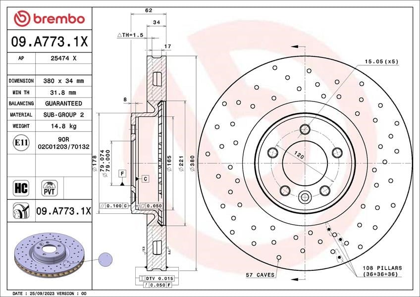 Land Rover Range Rover Sport Mahindra Alturas G4 Fren Diski BREMBO