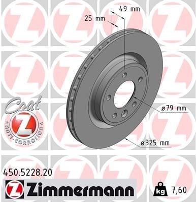 Range Rover Sport Range Rover Vogue Discovery Arka Fren Diski ZIMMERMANN