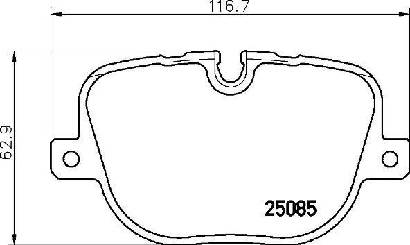 Land Rover Range Rover L320 L322 Arka Fren Balatası BREMBO