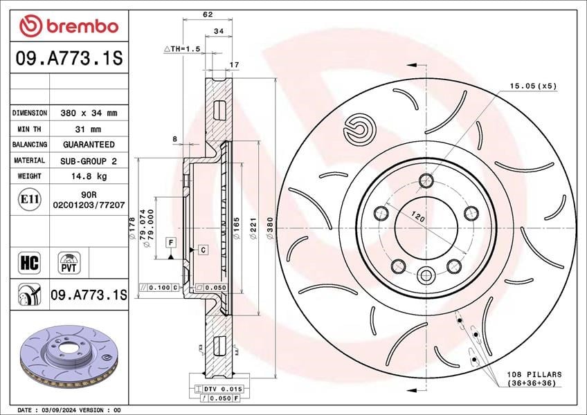 Land Rover Range Rover Sport Mahindra Alturas G4 Fren Diski BREMBO