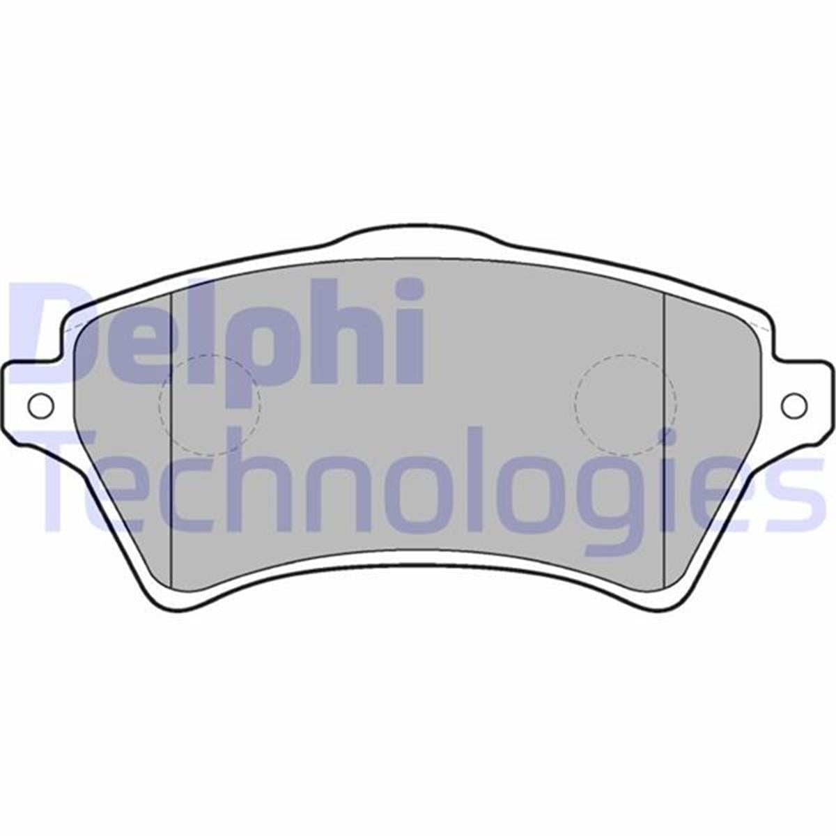 Freelander Ön Fren Balatası Delphi 131Mm (2000 Sonrası)