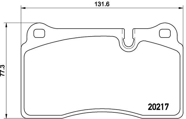 Land Rover Range Rover L320 L322 Ön Fren Balatası BREMBO