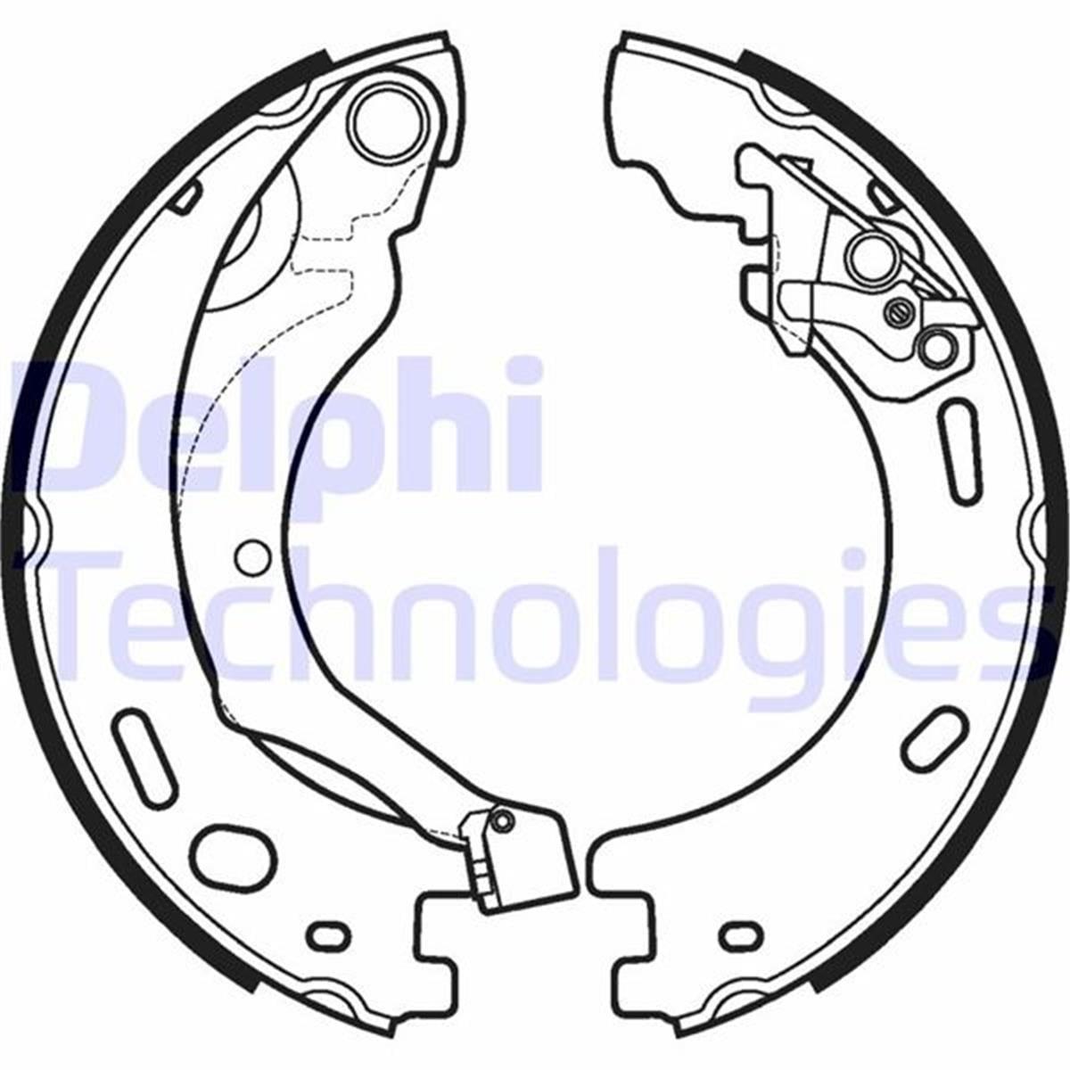 Range Rover Sport Arka Fren Balatası Pabuçlu Delphi (210X30mm, 2005 Sonrası)